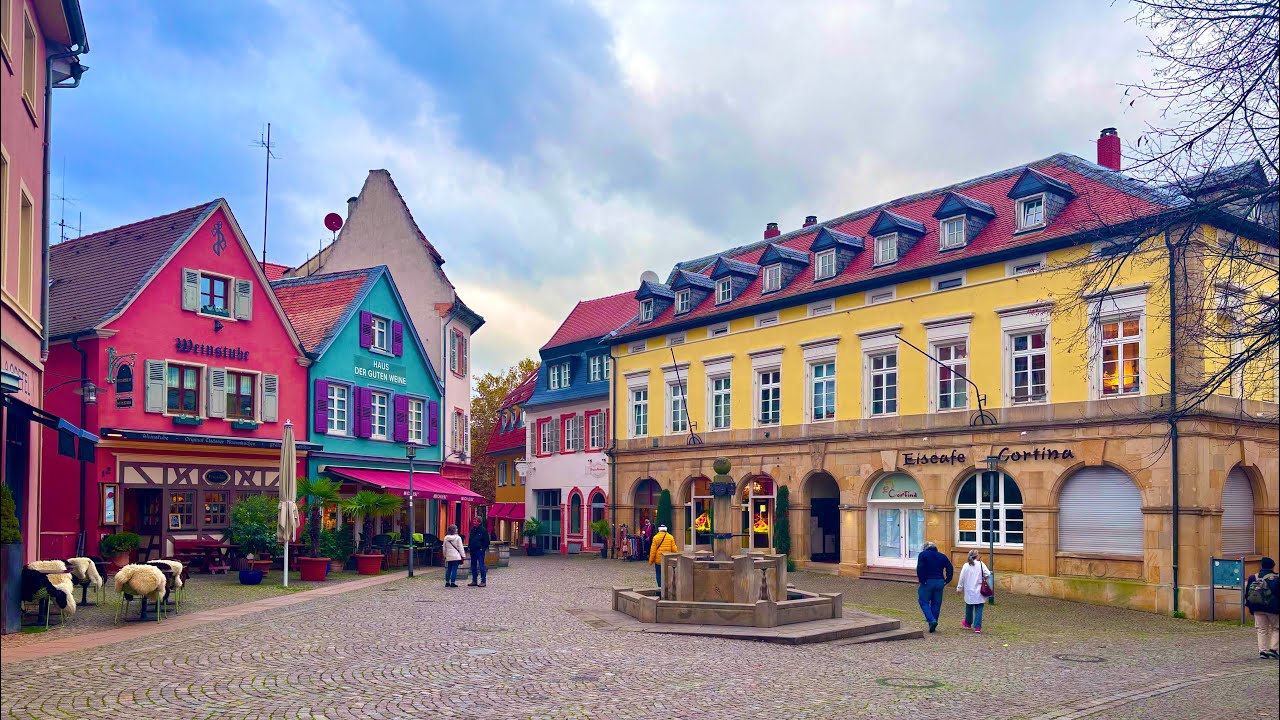 Bad Drükheim/City Walk /Beautiful Stadt in Deutschland 🇩🇪/Reinlandpfalz/Weinstraße/Bad Drükheim