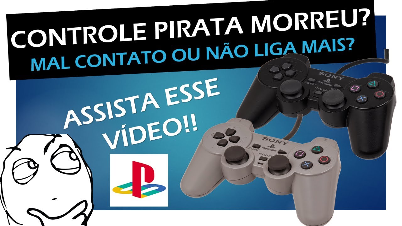 CONTROLE PIRATA DE PS2 MORREU? APRENDA A ARRUMAR DE FORMA FÁCIL - P.J.&.P