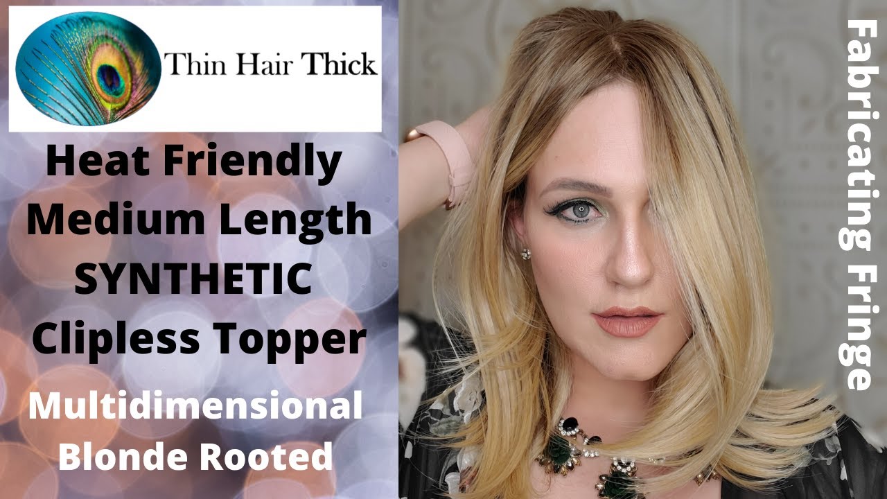 NO CLIP Hair Topper! Headband Extension, Clipless Hair Piece for thin fine Hair by Thin Hair Thick