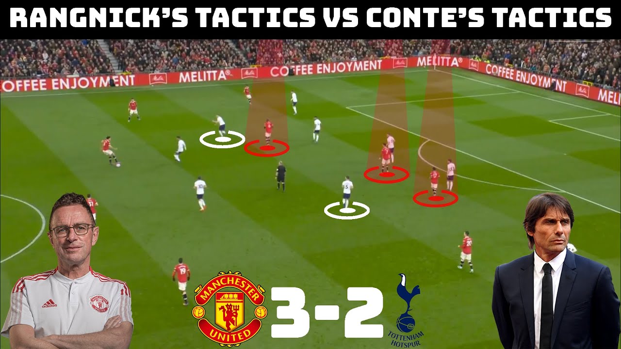 Tactical Analysis : Manchester United 3-2 Tottenham | Rangnick and Conte's Tactical Battle |