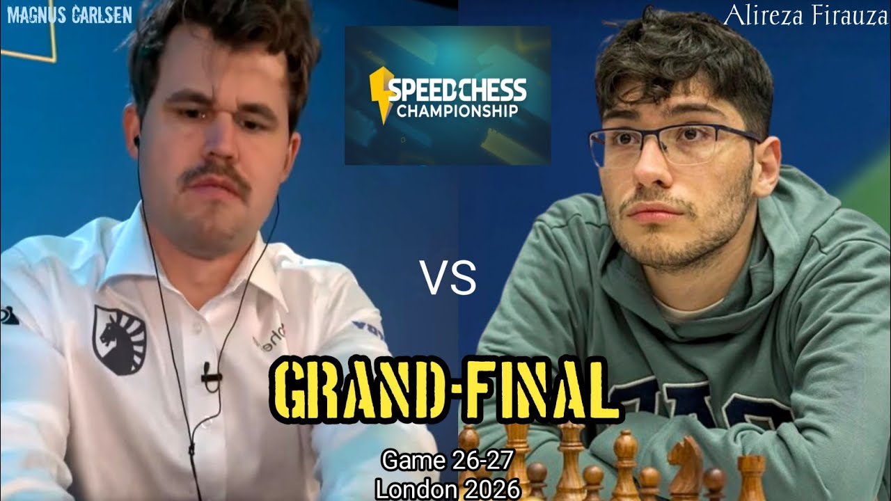 Grand-Final!! ⚡Magnus Carlsen vs Alireza Firauza in tourn SPEEDCHESS Championship