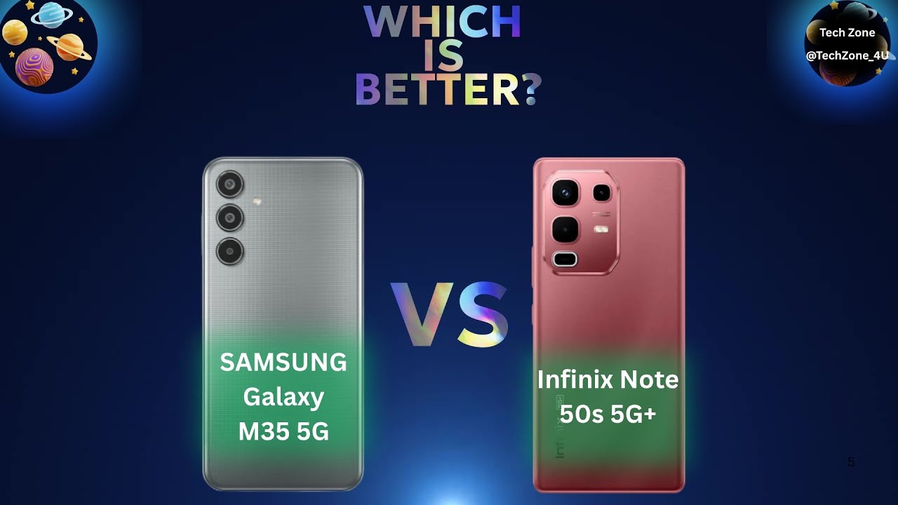 SAMSUNG Galaxy M35 5G vs Infinix Note 50s 5G+ - Full Review - Best Phone Under Your Budget?