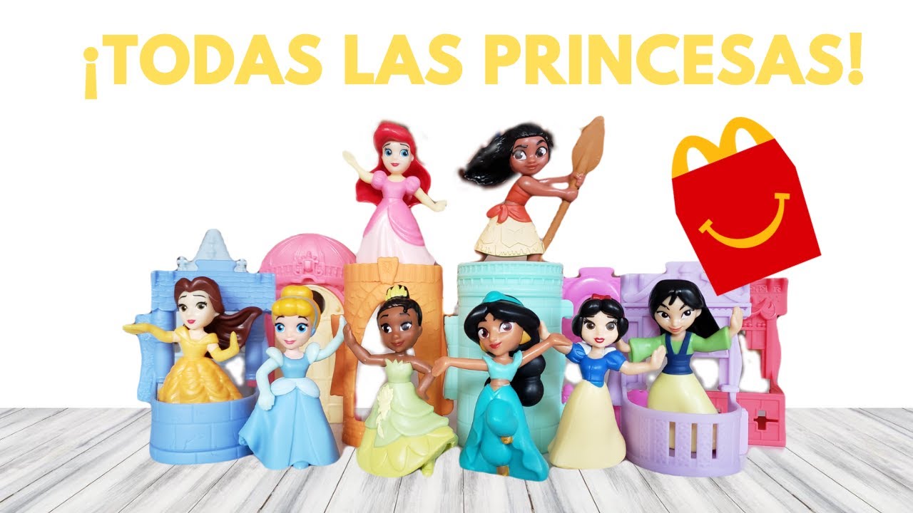 Princesas Cajita Feliz McDonald´s / Colección Completa / 2021 Disney