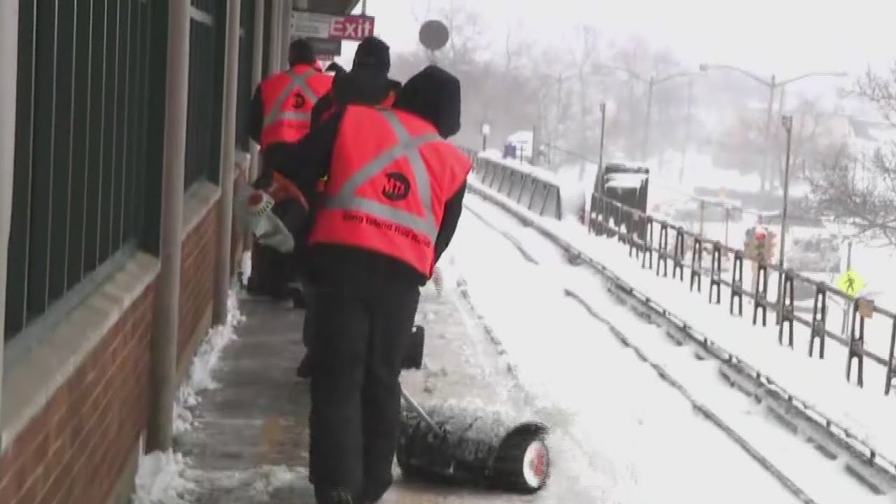 Long Island crews rush to get roads, tracks ready for service