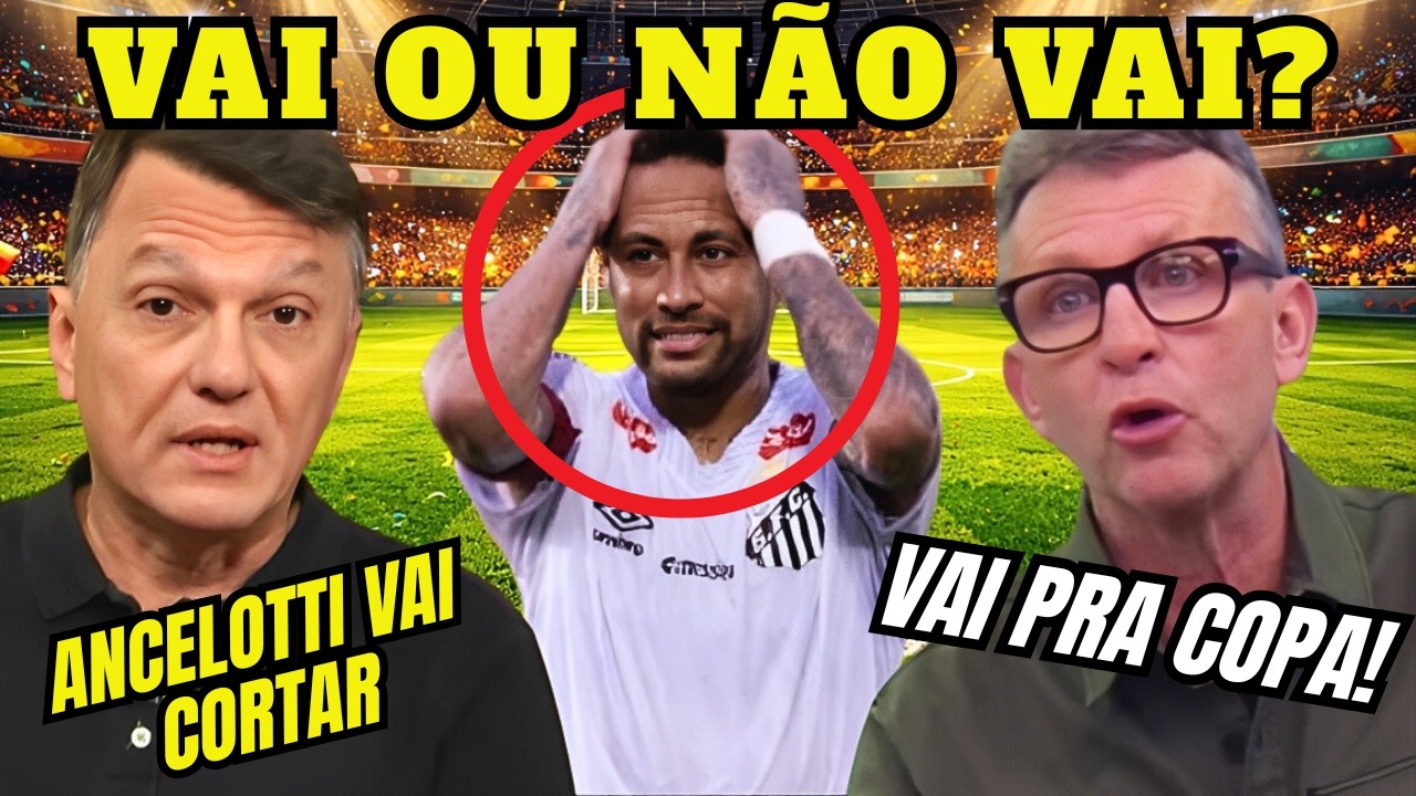 NETO GARANTE QUE NEYMAR VAI PRA SELEÇÃO E MAURO CEZAR REAGE DIZENDO ELE NÃO ESTÁ ENTREGANDO EM CAMPO