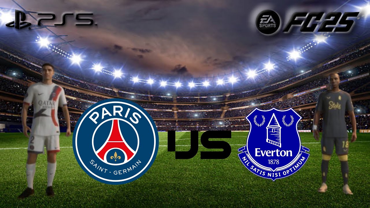 FC 25 - PARIS SAINT GERMAIN VS EVERTON (4K PS 5 SLIM) | MUHAMMAD IREY