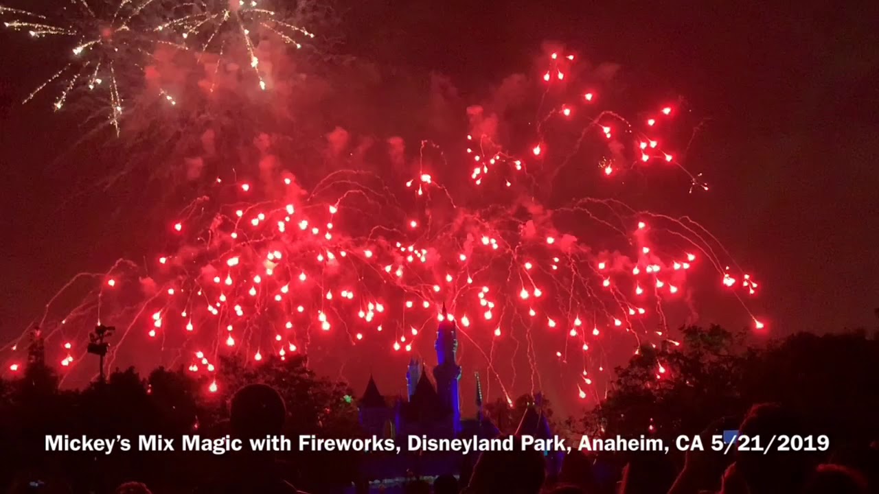 Mickey’s Mix Magic with Fireworks, Disneyland Park, Anaheim, CA  May 21, 2019