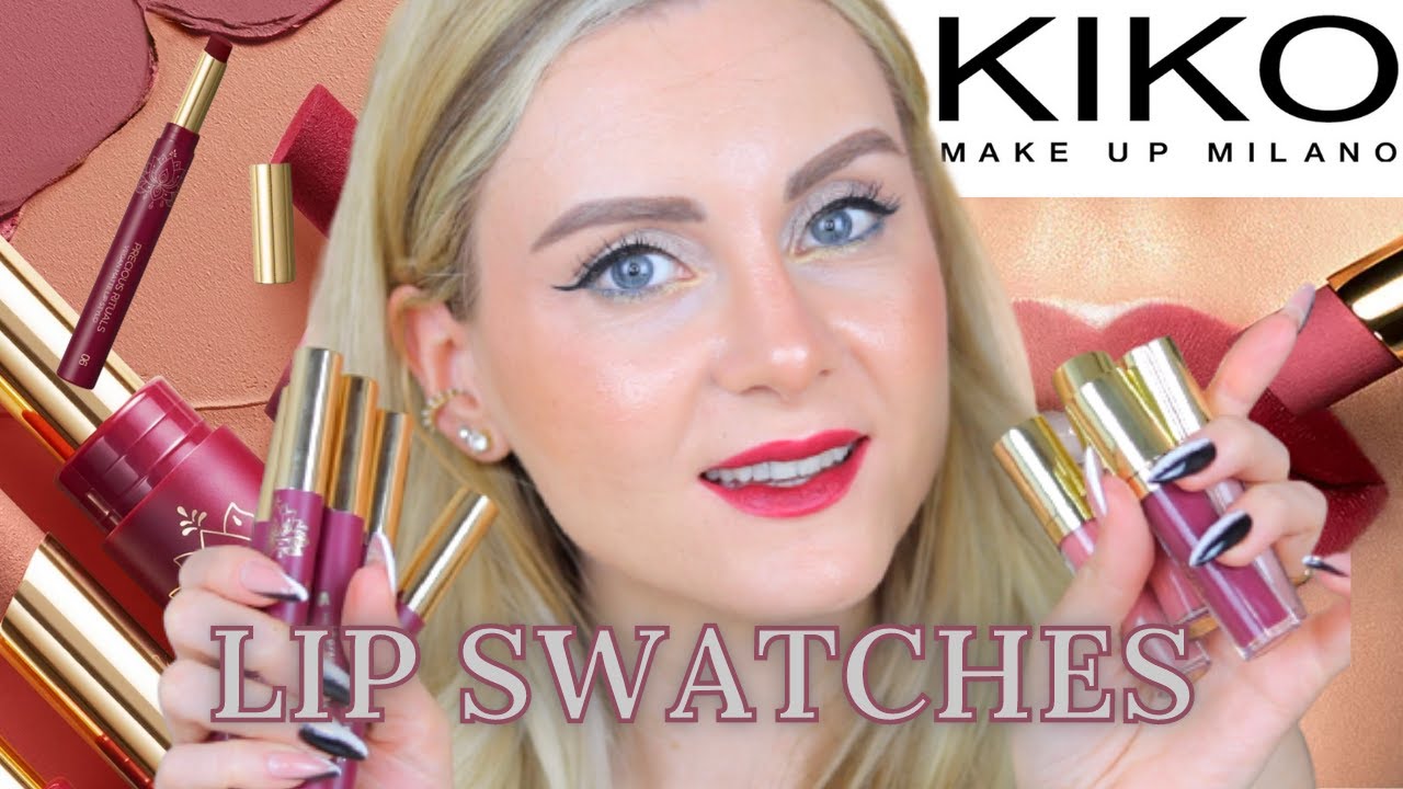 PRECIOUS RITUALS KIKO MILANO, LIP SWATCHES DI TUTTI I ROSSETTI