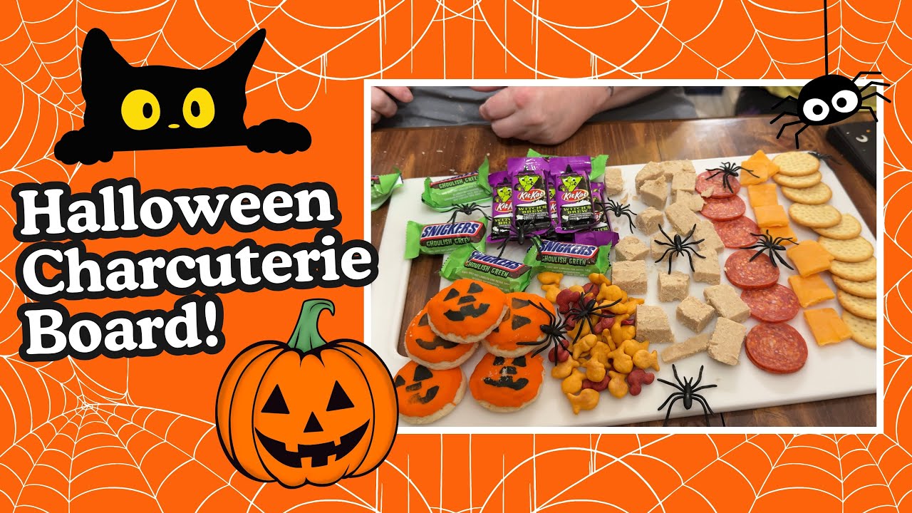 How To Make a Fun Charcuterie Board for Halloween!