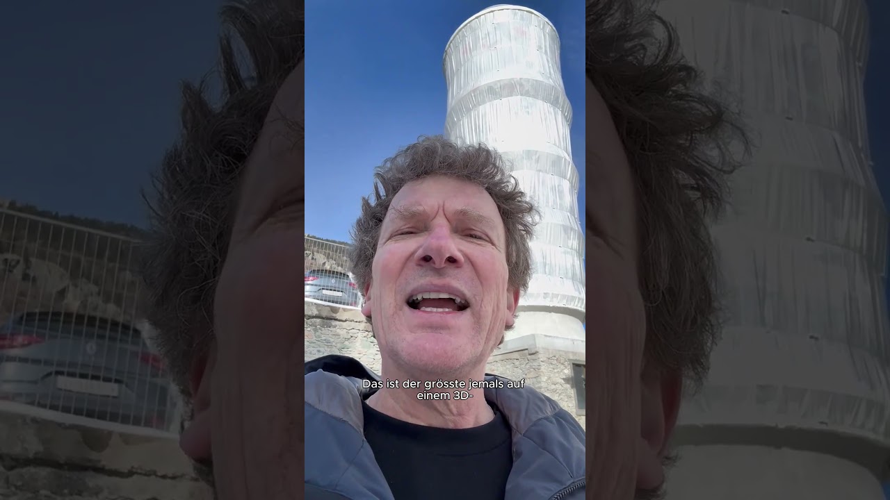 Der weltweit höchste digital gedruckte Turm in Mulegns