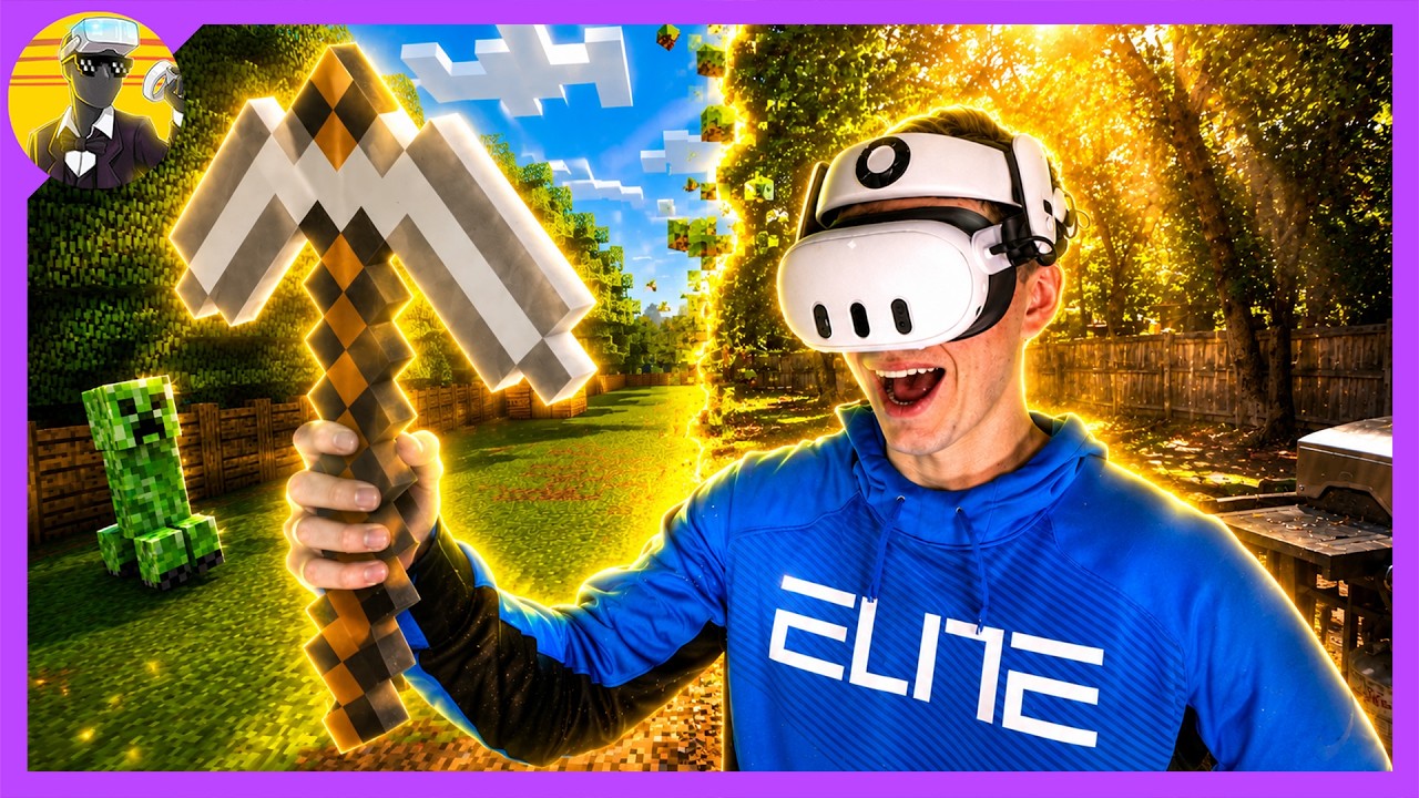 Minecraft, но в смешанной реальности!