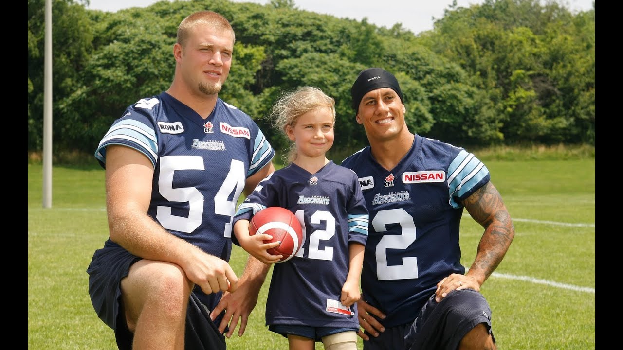 The CFL and the Toronto Argonauts put Zoe in the Winner's Circle