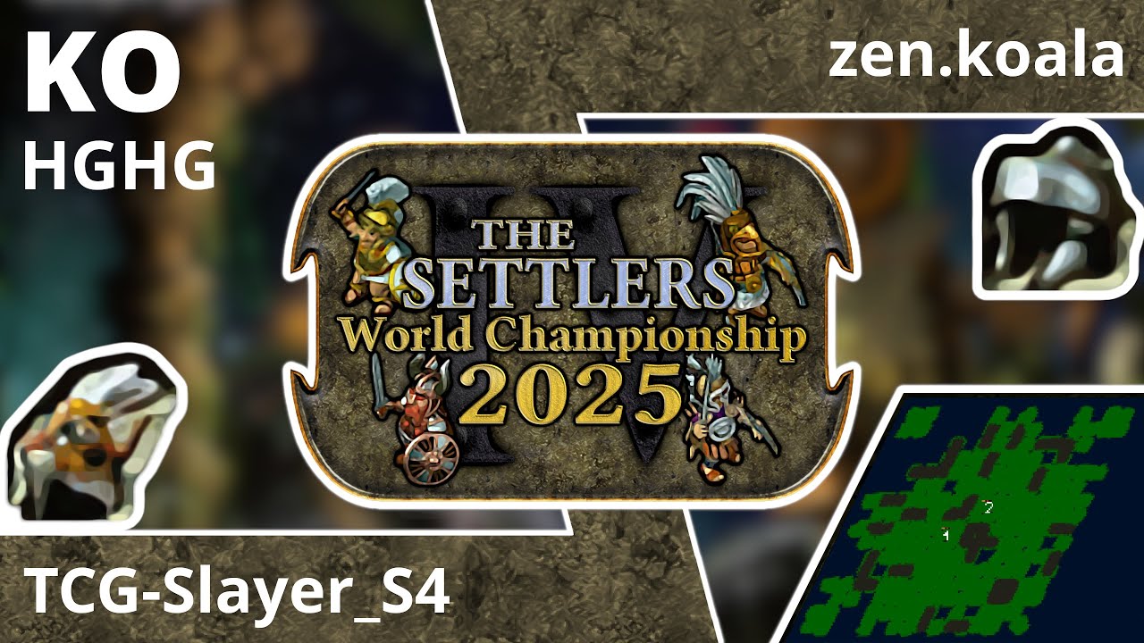 [DE] zen.koala vs TCG-Slayer_S4 | Spiel 2 | KO-Phase | Die Siedler IV Weltmeisterschaft 2025