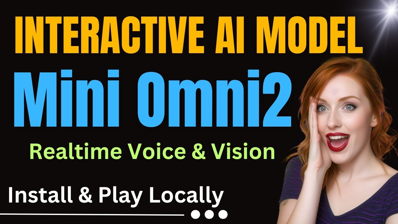 Mini Omni2 - Interactive AI Model with Voice and Vision - Install Locally