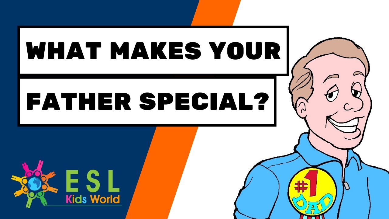 👨🏼‍🦱What Makes Your Dad Special? | Present Simple Kids Story