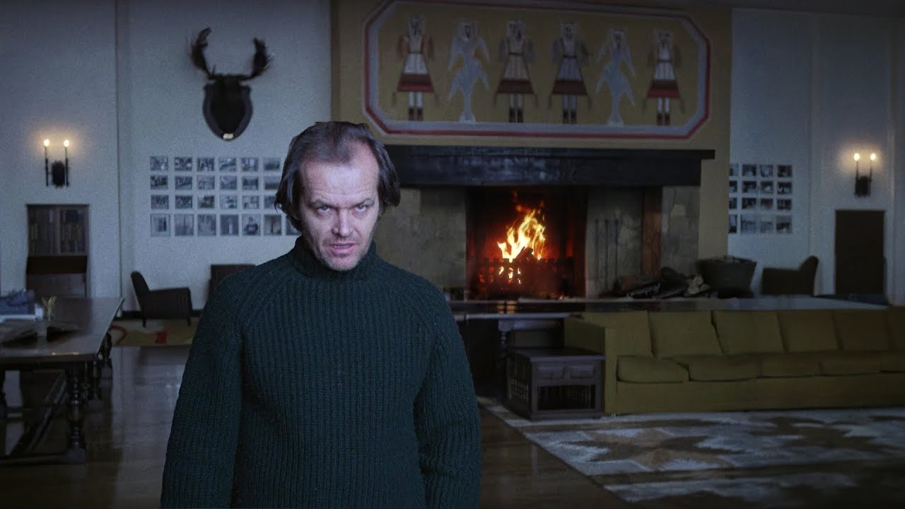 The Shining | Hotel Lounge Ambience | 3 Hours of Silent Madness, Interior Wind White Noise Fireplace