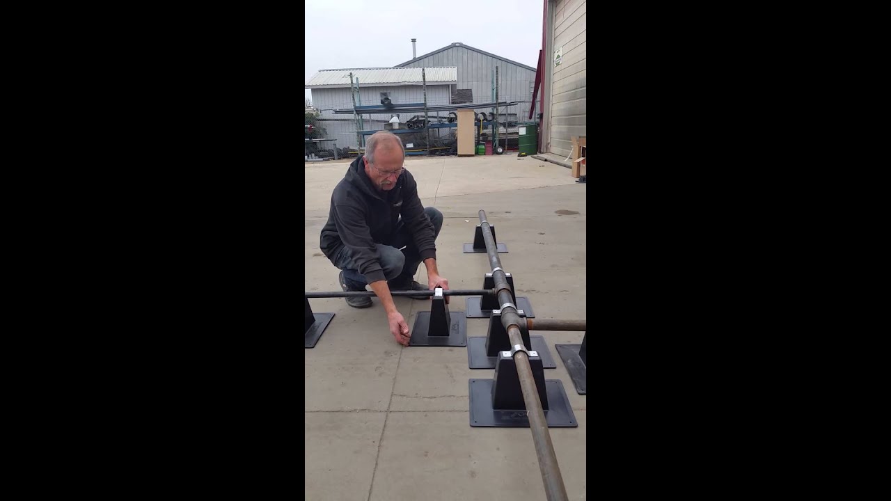 Pro Pipe Supports Designed So When Installed All Pipe Sizes Have The Same Center Line