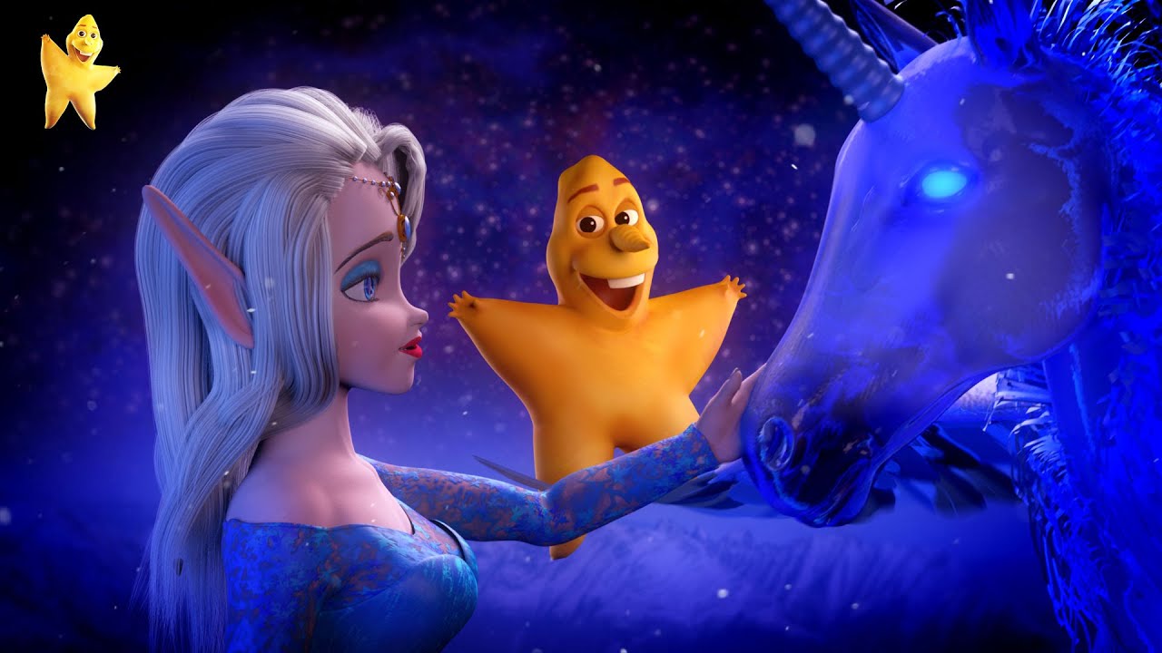 🌟 FROZEN Land's Alisa Rides a Unicorn: 3D Twinkle, Twinkle Little Star Song Adventure