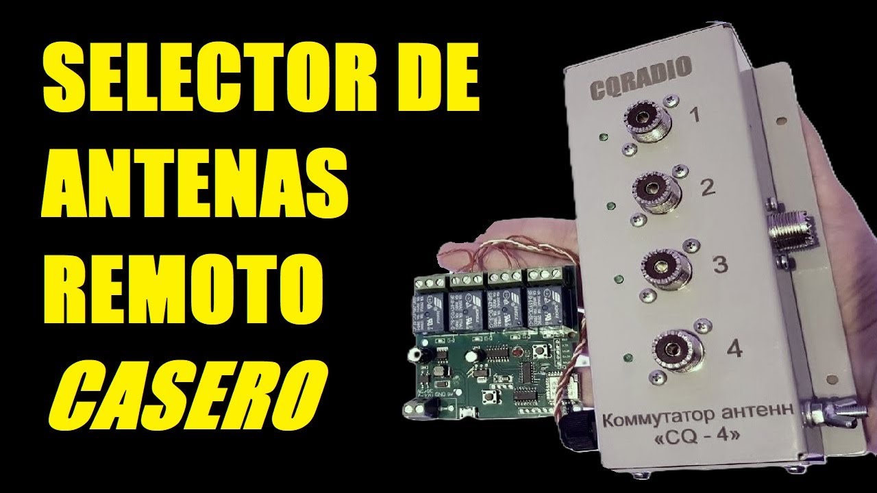 ¡CAMBIA DE ANTENA DESDE CASA! 🛋️📡 SELECTOR DE ANTENA  REMOTO HASTA 2KW