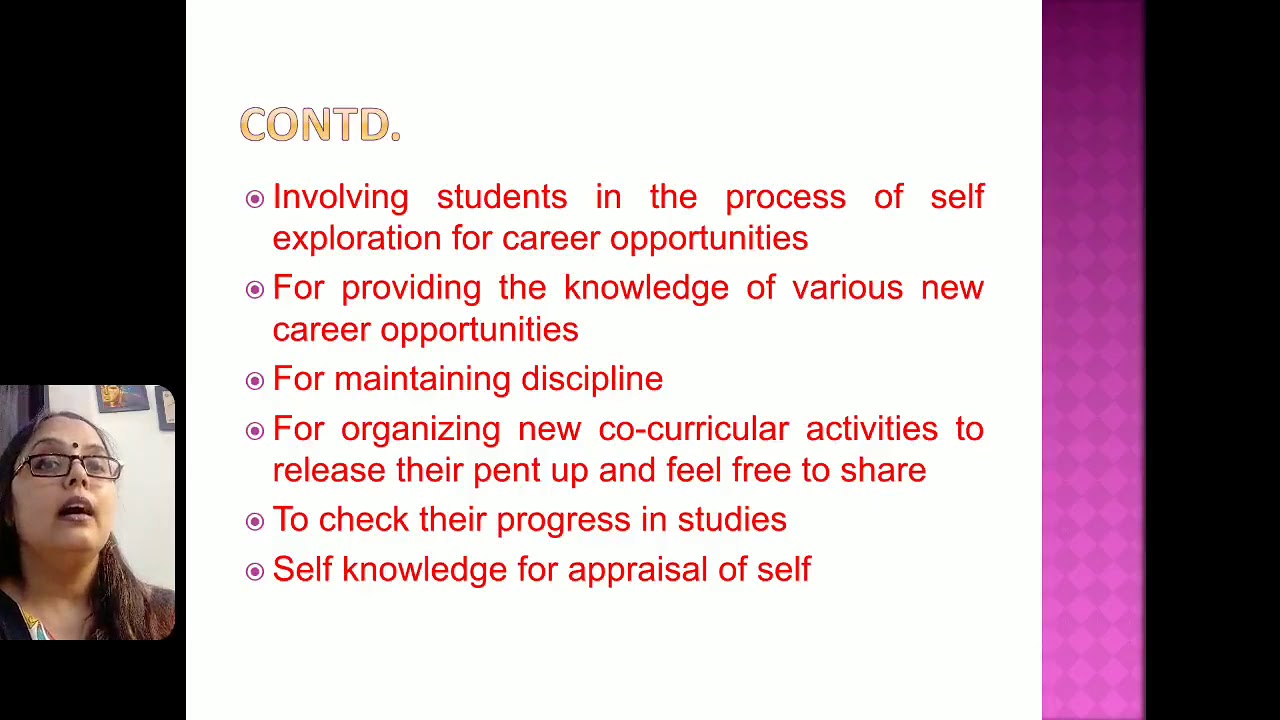 Guidance and Counselling, by Ms. Sakshi Vermani Rishi, HOD, BLMCE