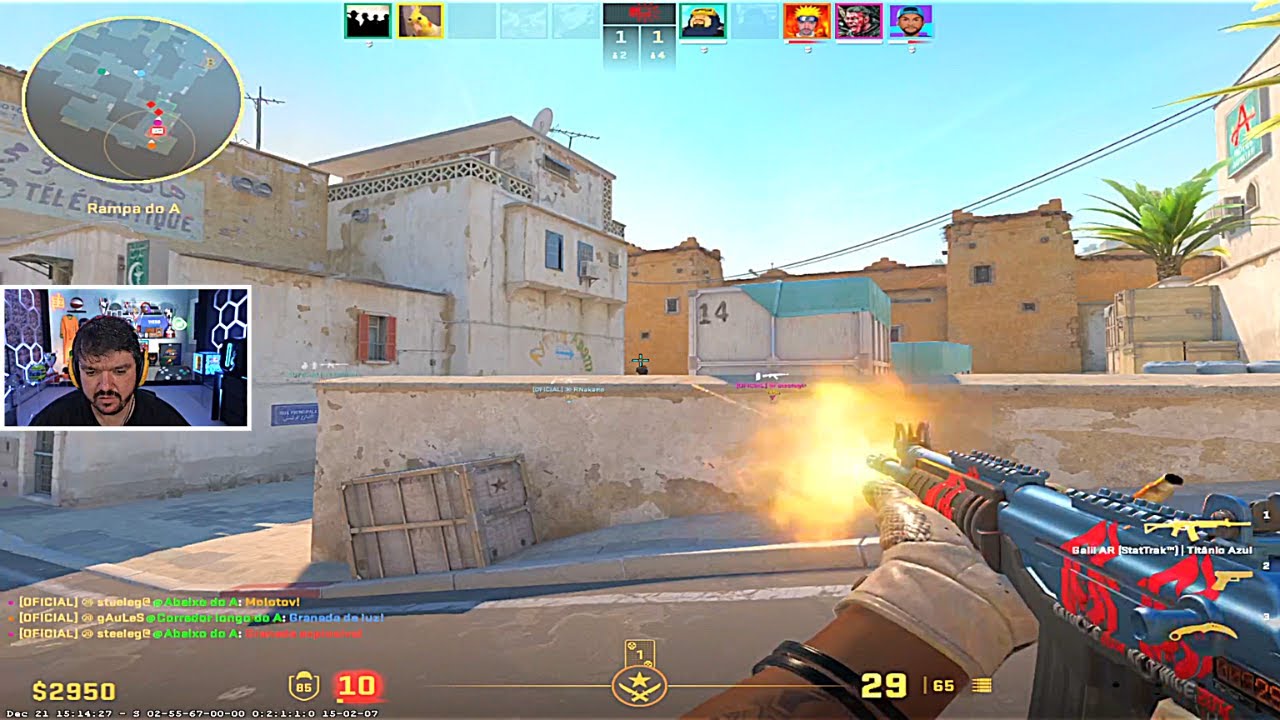 GAULES, LIMINHA, BT0, NAK E STEELEGA JOGANDO CS:2 (29/12/23) #606