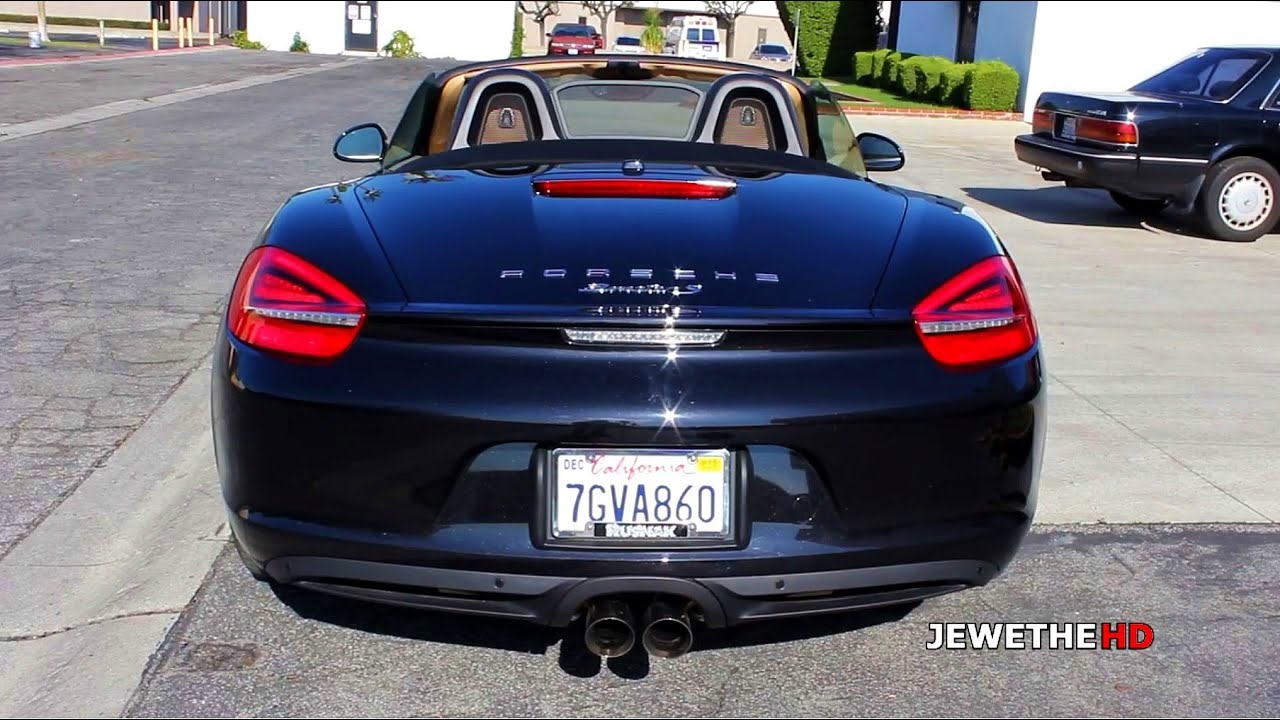 LOUD Porsche 981 Boxster S w/ Armytrix Performance Exhaust REVVING & Accelerations!!