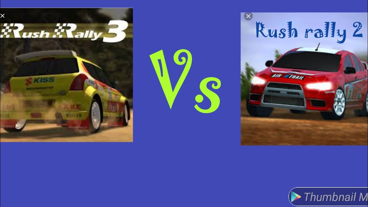 RUSH RALLY 2 vs RUSH RALLY 3 / ULTIMATE COMPIRASION part 1