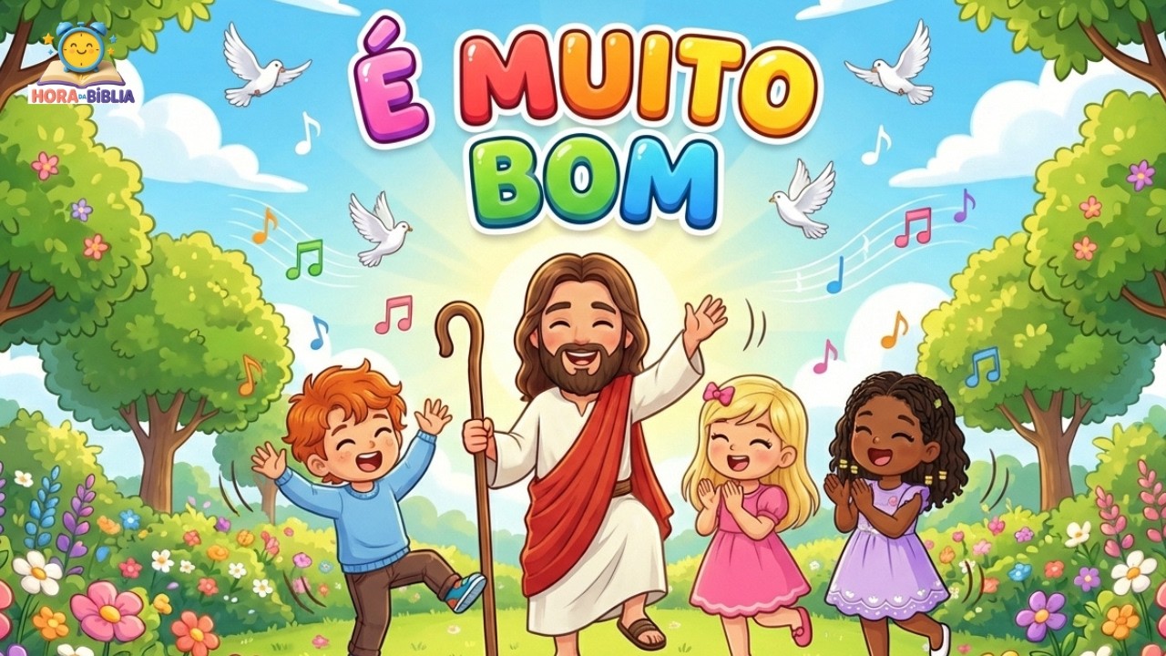 É MUITO BOM 🎵 14 minutos de Louvor Infantil | Música Gospel Infantil | COLETÂNEA DE MÚSICAS INFANTIS
