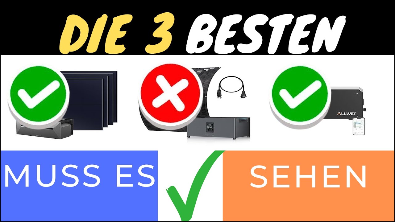**DIE 3 BESTEN BALKON-KRAFTWERKE 2025 ☀️🔋 – SPARE GELD UND NUTZE ENERGIE EFFIZIENT!**