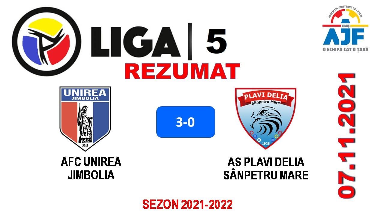 AFC Unirea Jimbolia - AS Plavi Delia Sânpetru Mare