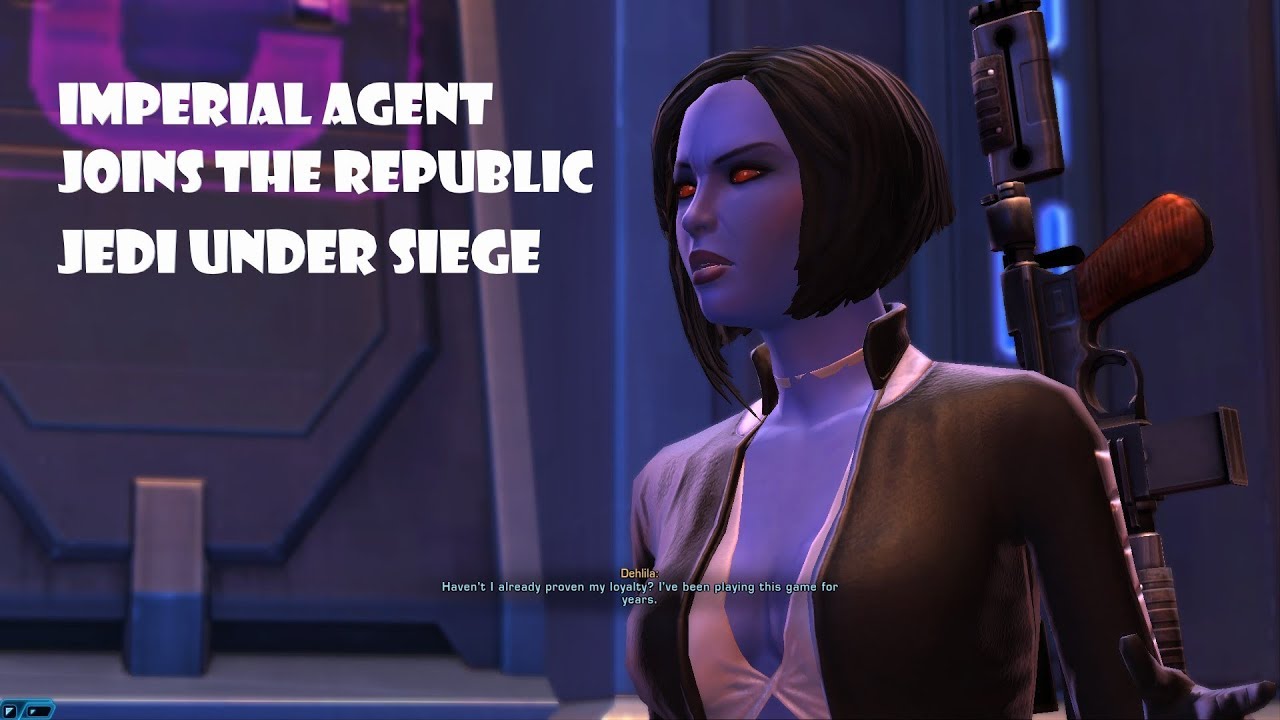 SWTOR: Imperial Agent Joins the Republic and Betrays the Empire - Jedi Under Siege - All Scenes