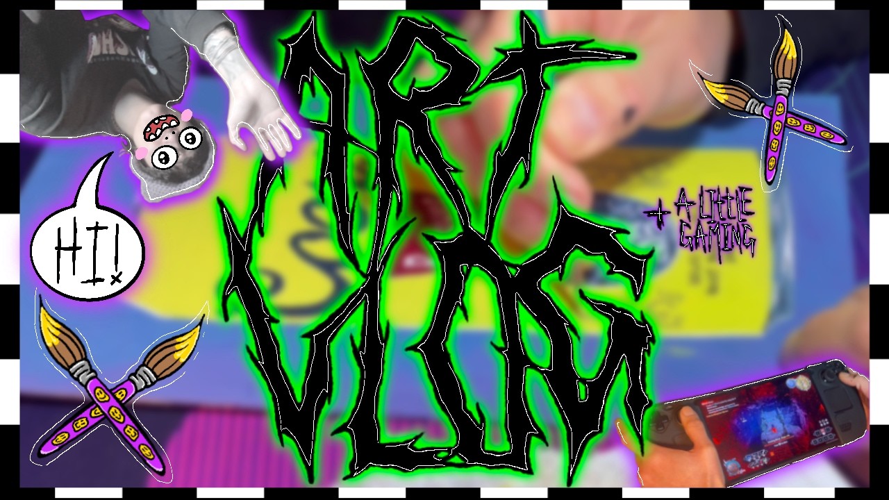 ✨Art Vlog? - Painting + A Little Gaming 🖌️🎮