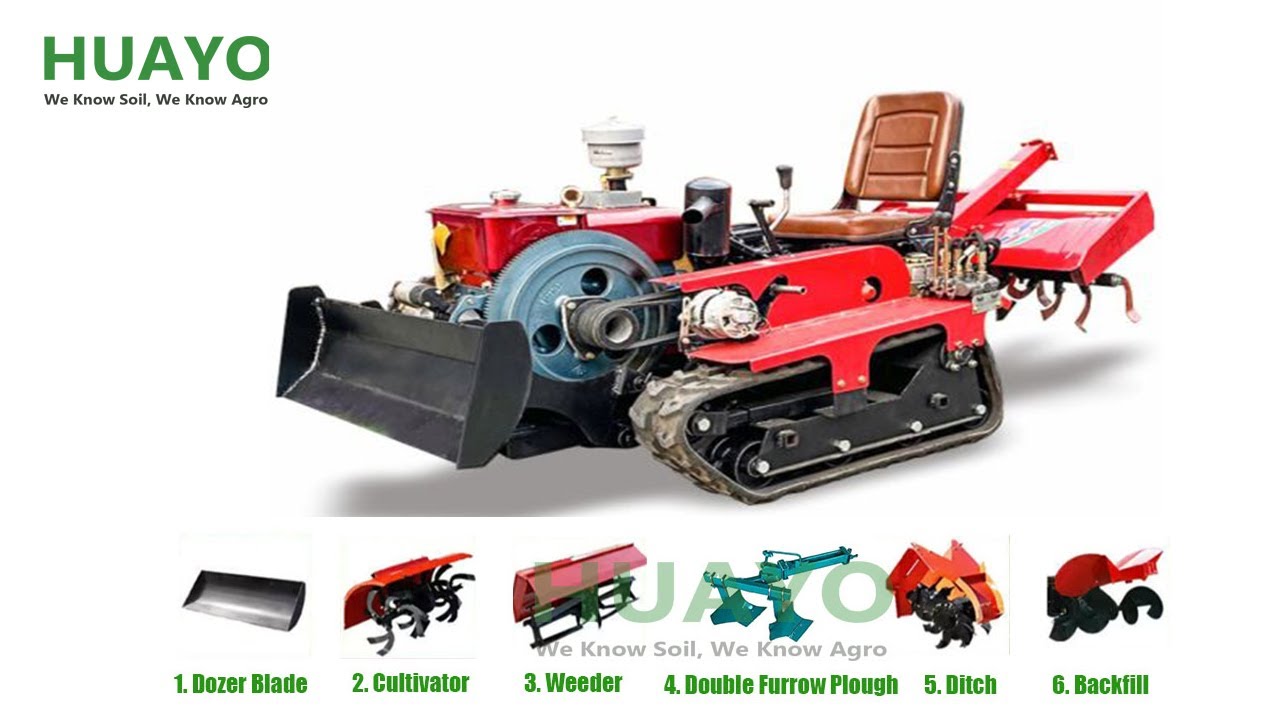Operation Guidence of 25HP Crawler Tractor from HUAYO AGRO for Multi Farm Work