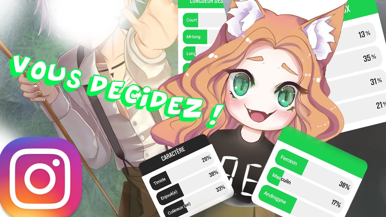 Vos choix M'INFLUENCENT pour créer un OC.