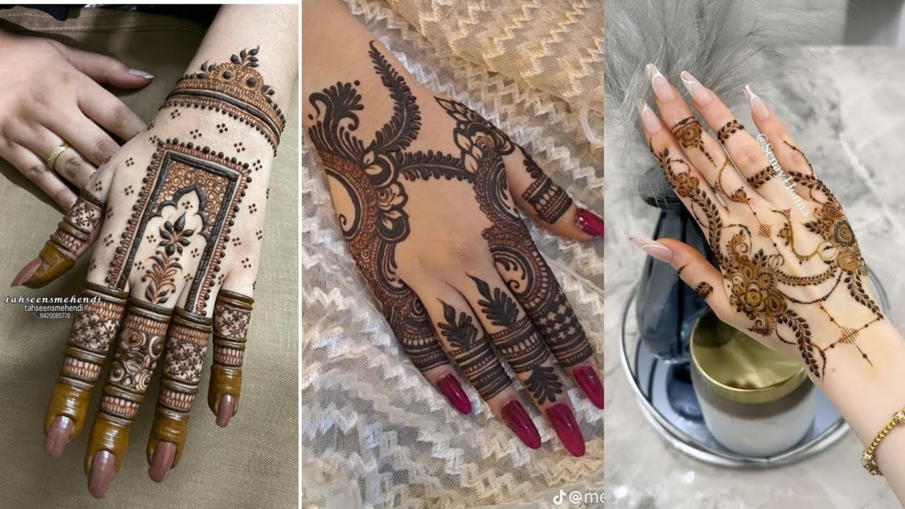 Mehndi tutorial ideas for eid for newly wed girls | elegant mehndi design ideas for girls|2026 ideas