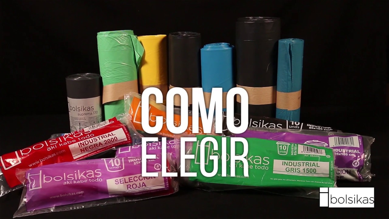 Como elegir tu bolsa de basura adecuada (Bolsikas)