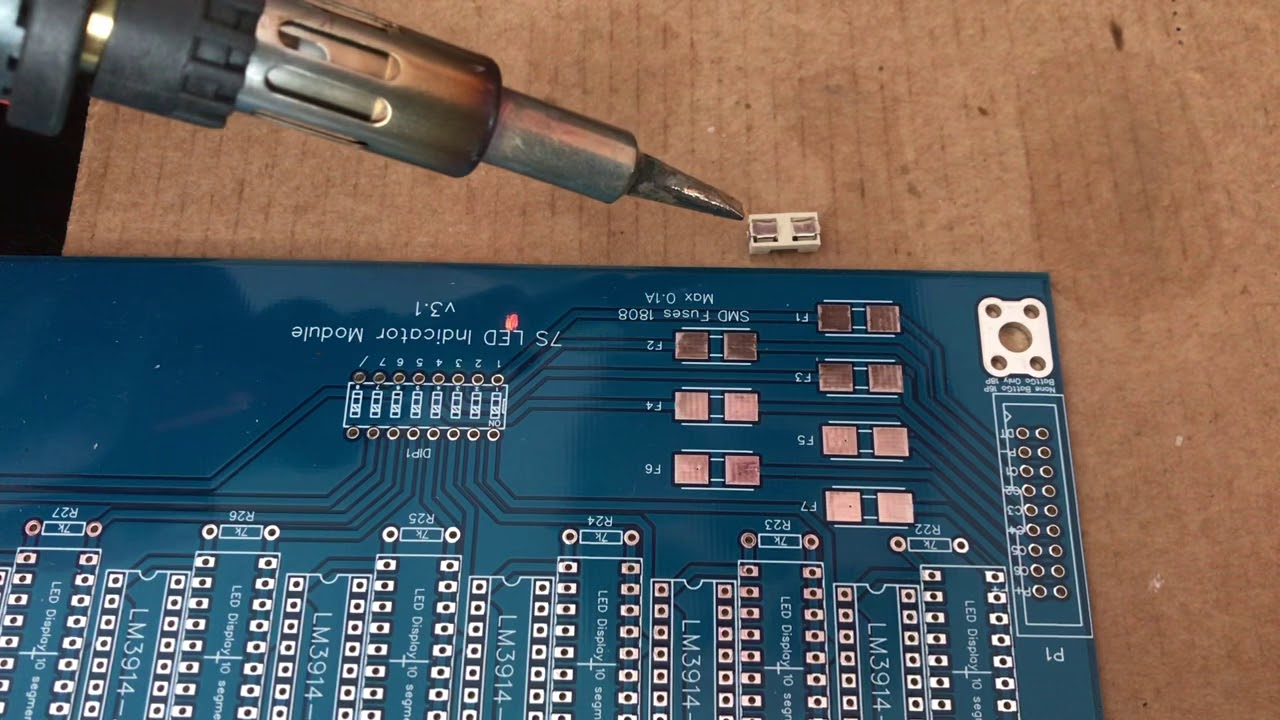 Soldering SMD Fuseholders on a PCB