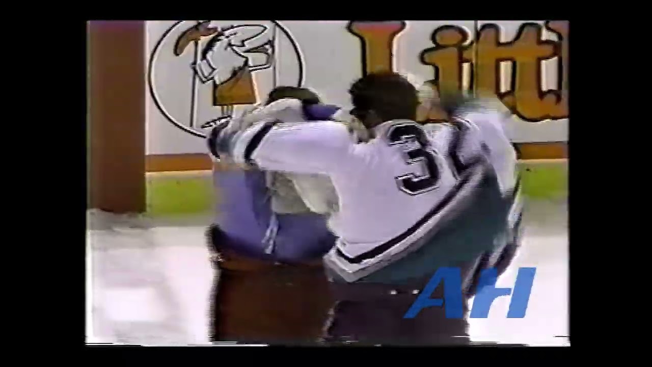 NHL Jan. 28, 1994 Mighty Ducks Of Anaheim v New York Rangers (melee) Stu Grimson v Joey Kocur