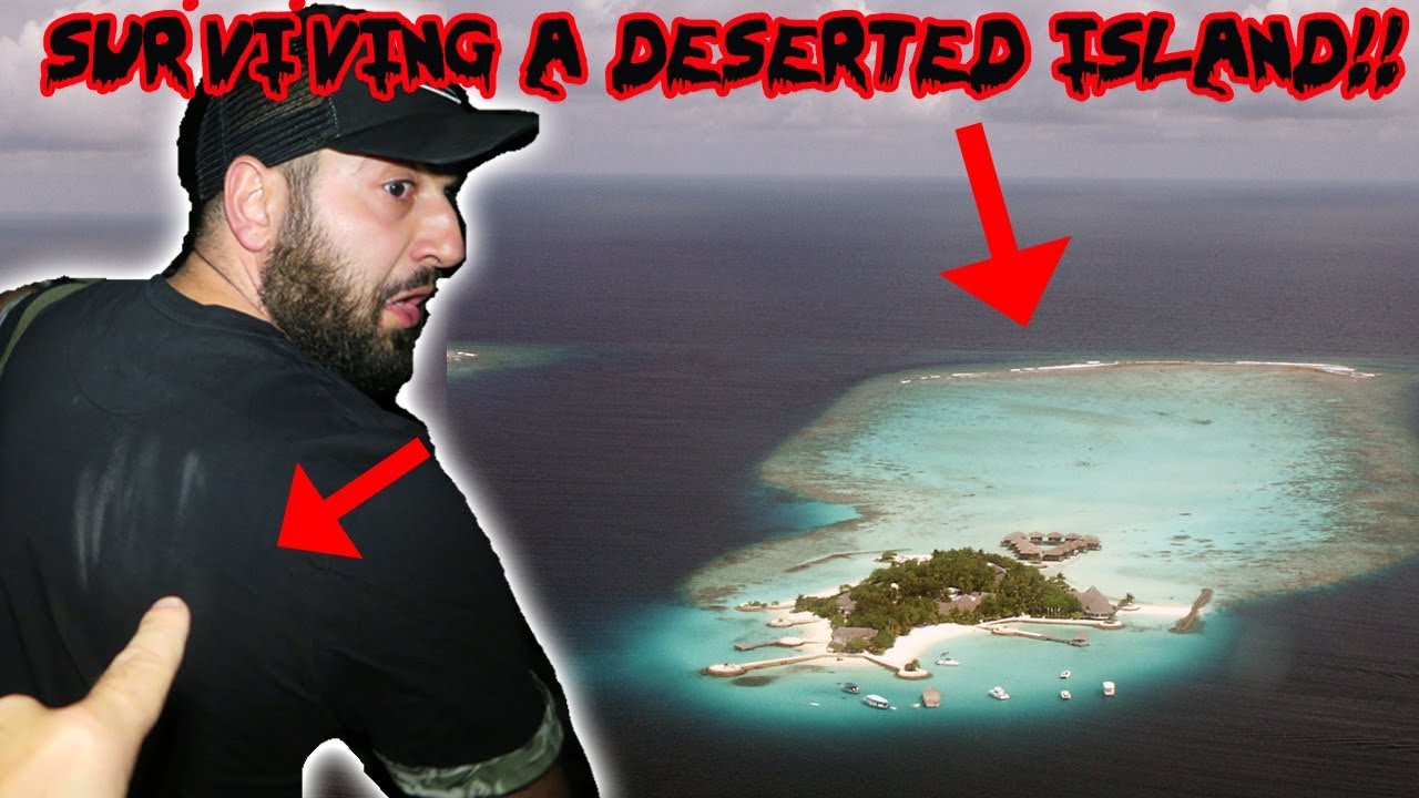 SURVIVING THE NIGHT ON A DESERTED HAUNTED ISLAND! ** I ALMOST LOST MY LIFE** | MOE SARGI