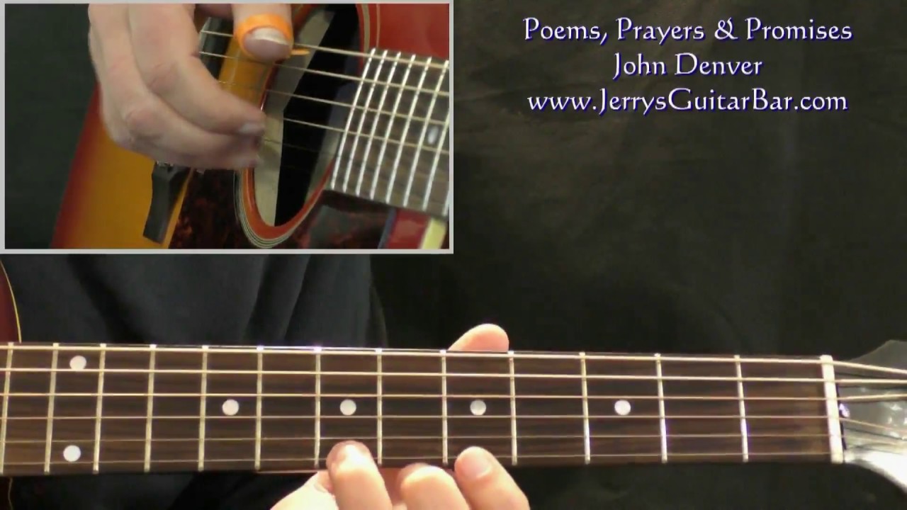 How To Play John Denver Poems Prayers & Promises (intro only)