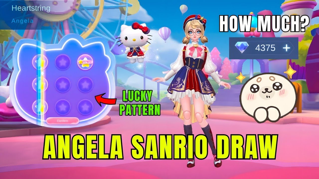 MY LUCKIEST SANRIO BINGO EVER! 😍 | Angela Sanrio Lucky Pattern - MLBB