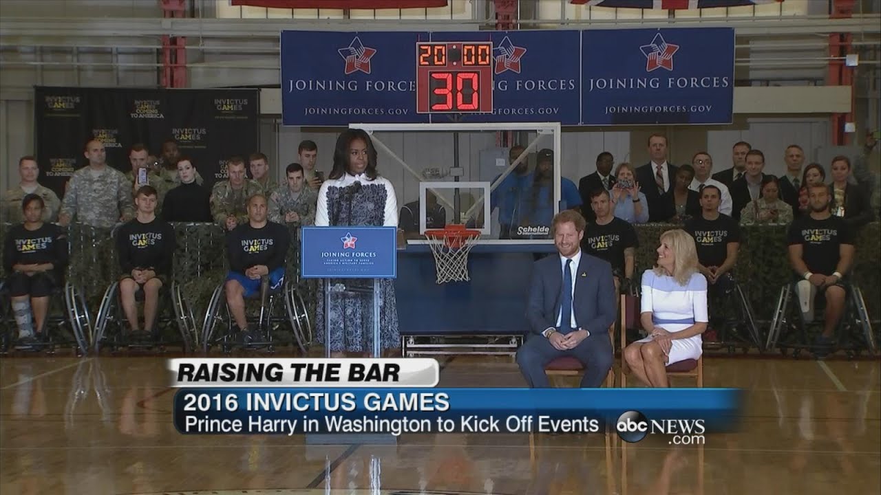 Obama, Prince Harry Kick-off US Invictus Games