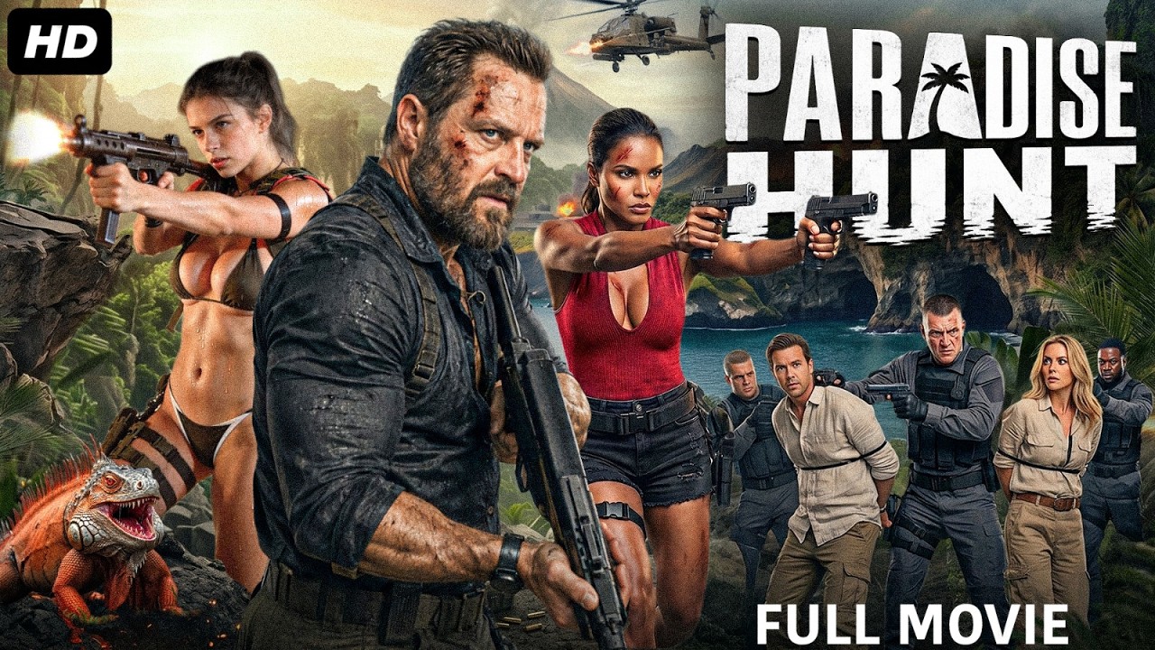 PARADISE HUNT - Full Hollywood Action Movie | English Movie | Deji LaRay, Christies | Free Movies