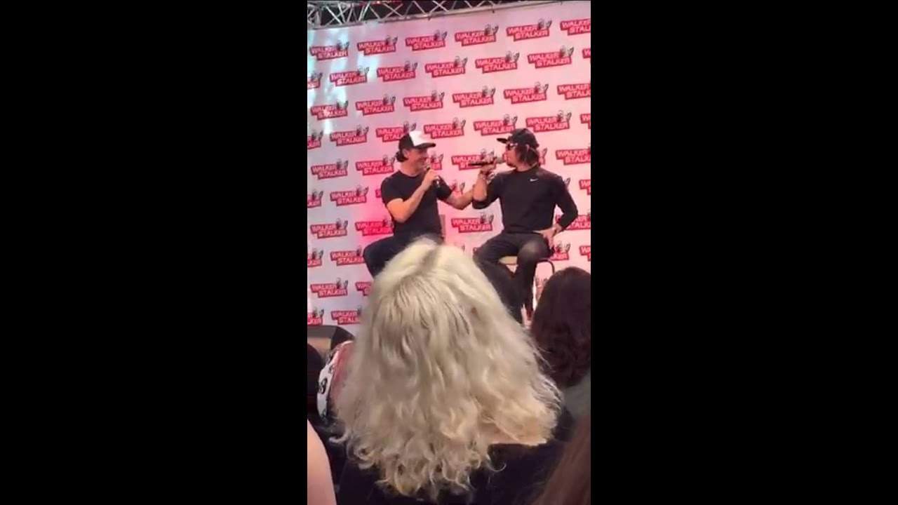 Norman Reedus Andrew Lincoln Panel Walker Stalker London 2016