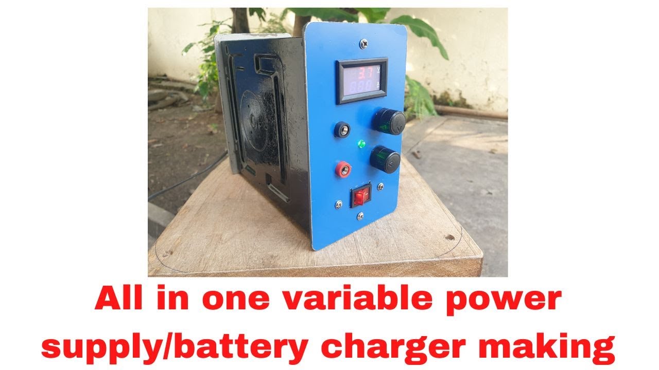 All in one variable power supply/battery charger making