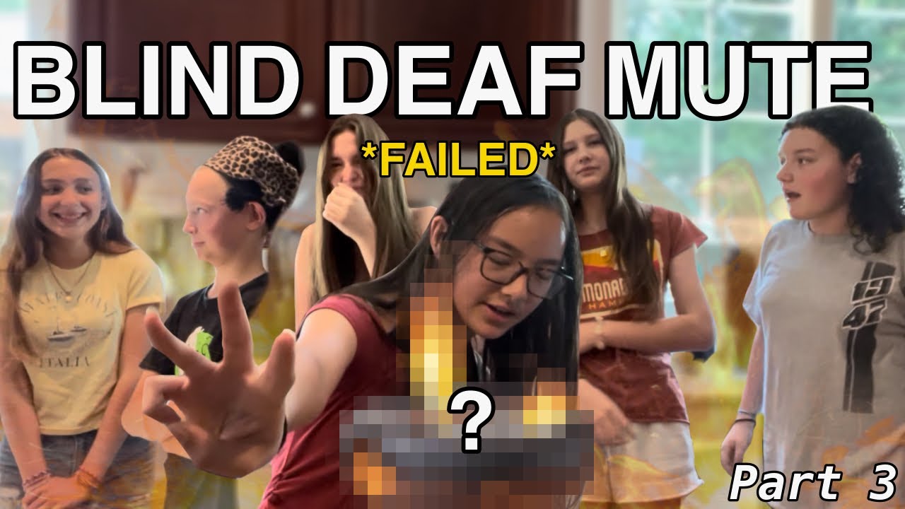 BLIND, DEAF, MUTE CHALLENGE *fail* (+ hear me out cake!)