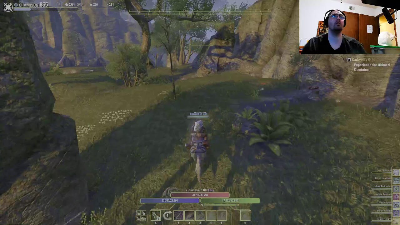 ESO Gameplay, Jesus is King, finishing Cadwell's Gold part 2