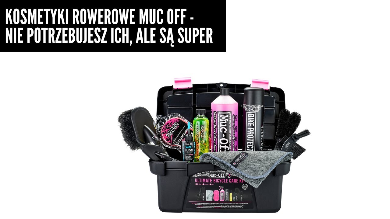 Rzeczy, kt&oacute;rych kompletnie nie potrzebujesz, ale są super - kosmetyki rowerowe MUC OFF