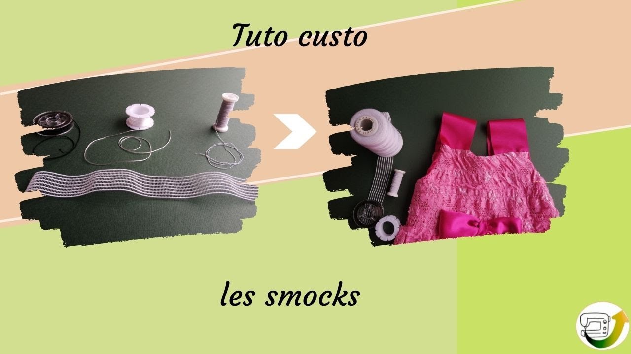 Smock : coudre avec l'élastique fronceur