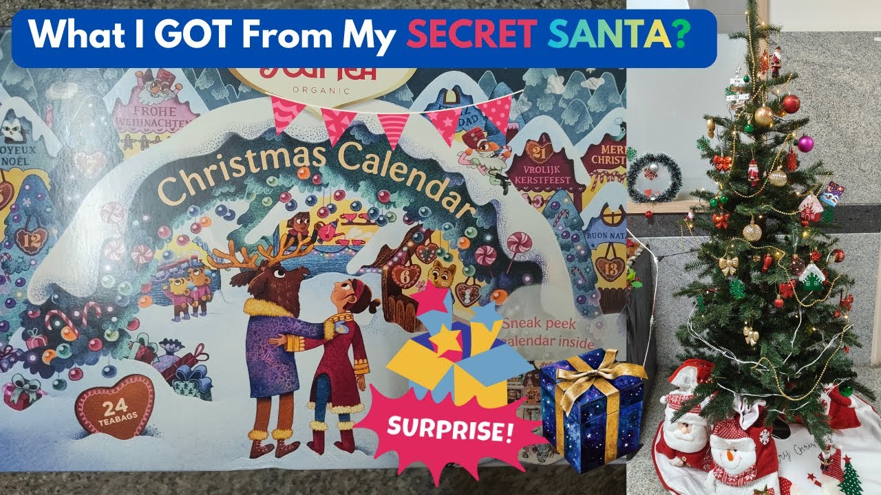 Revealing My Secret Santa Gift 🎄🎅 | What is Special About Yogi Tea Christmas Calendar? #minivlog